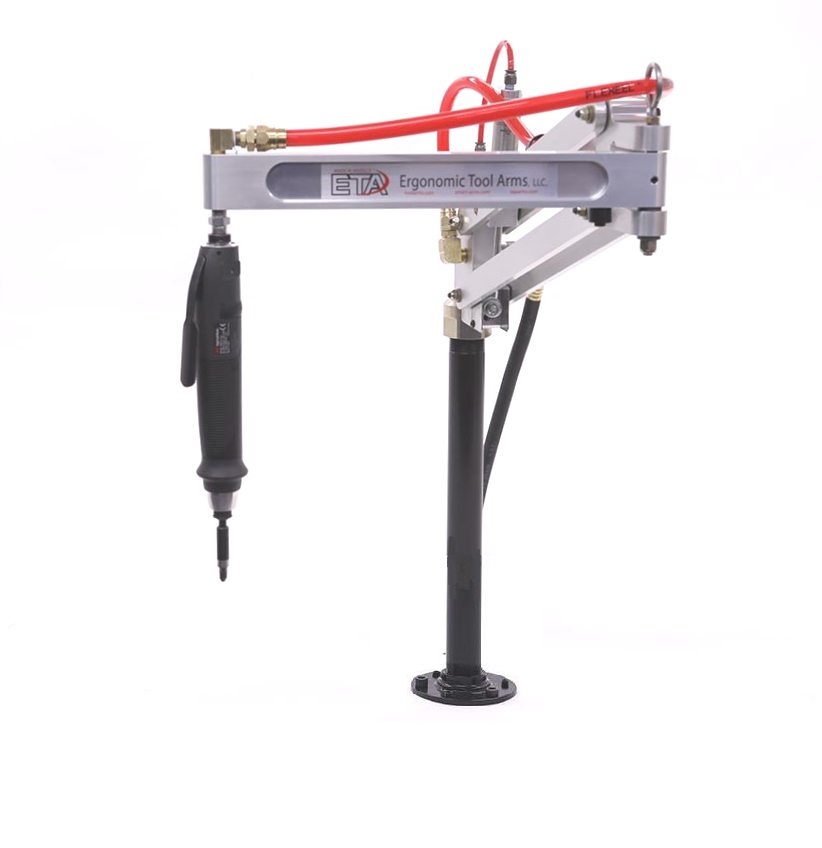 Torque Arms for Fastening VERTICALLY with INLINE Air Tools | torquearms.com